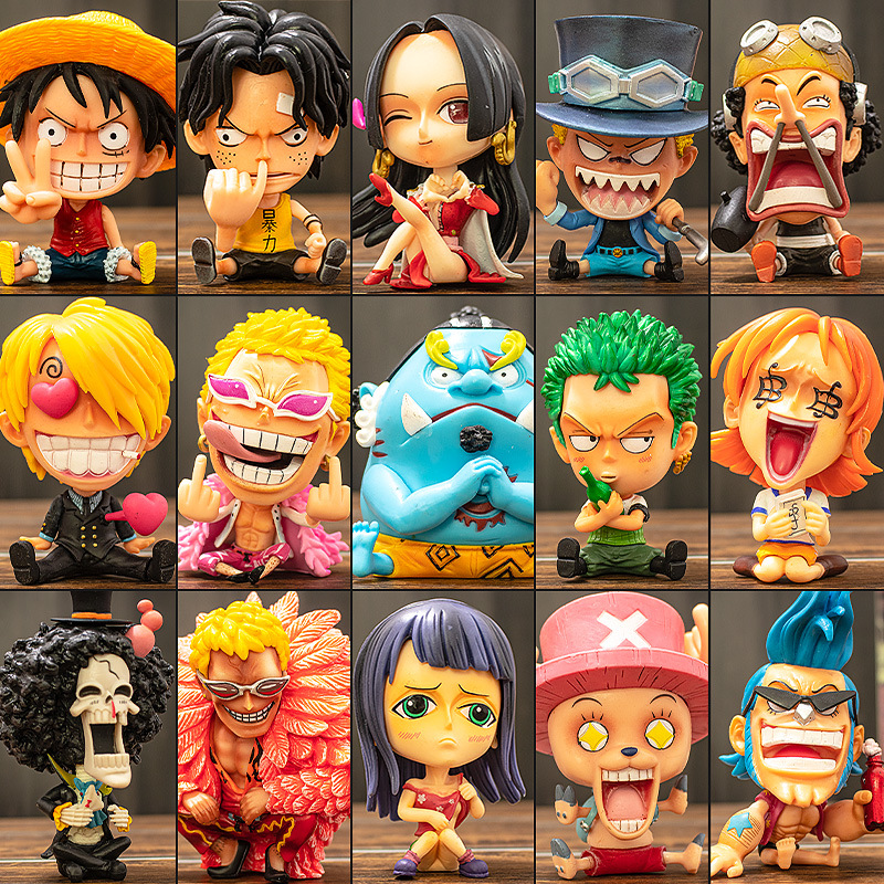 Figurine-d-action-One-Piece-Anime-Luffy-Zoro-Nami-Sanji-C-Boa-Hancock-Doflamingo-Zansabo-mod