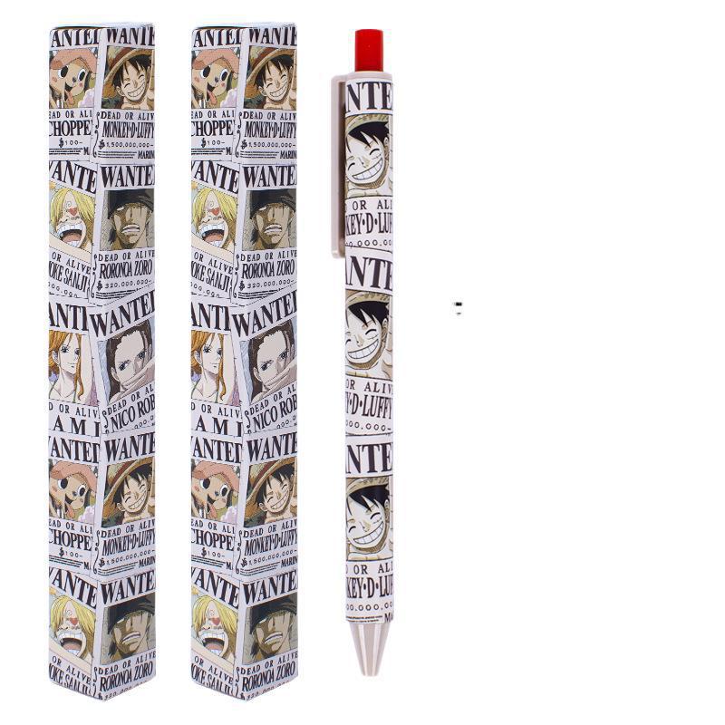 Stylo-Encre-Noir-de-0-5mm-Luffy-Zoro-Nami-Usopp-C-Franky-Brook-Jinbe-Cadeau-d-3
